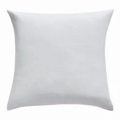 Parure de lit en coton lavé motif carreaux jacquard