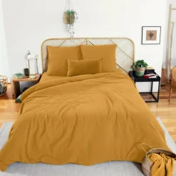 Parure de lit en double gaze de coton