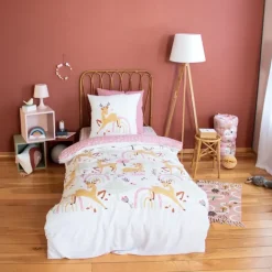 Parure de lit enfant biche forêt
