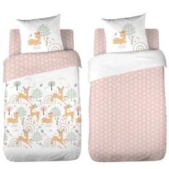 Parure de lit enfant biche forêt