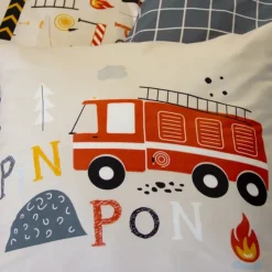 Parure de lit enfant Pompier