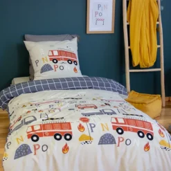 Parure de lit enfant Pompier