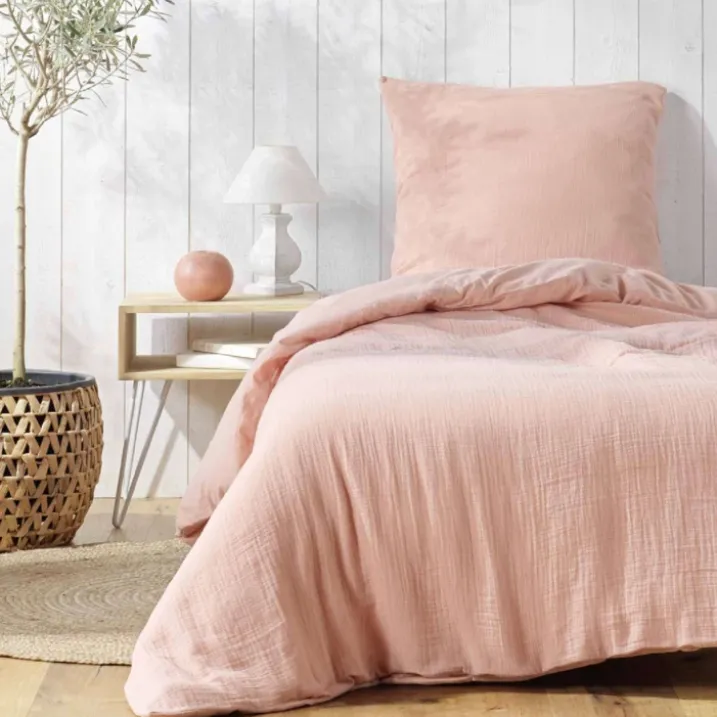 Parure de lit en gaze de coton ANGELIA