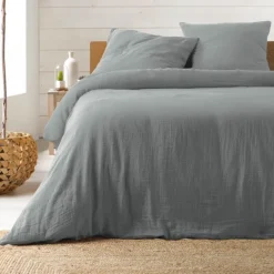 Parure de lit en gaze de coton ANGELIA