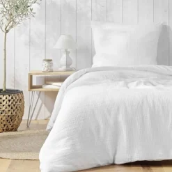 Parure de lit en gaze de coton ANGELIA