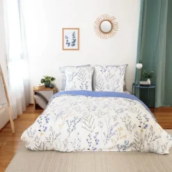 Parure de lit en satin de coton esprit printanier