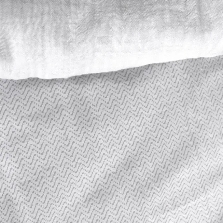 Parure de lit géométrique et réversible