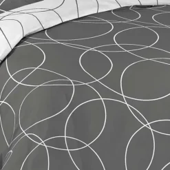 Parure de lit imprimée "Cercles"