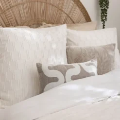 Parure de lit Jacquard motif fleur