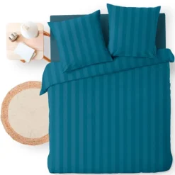 Parure de lit 3 Pièces Cleo Bleu Nuit
