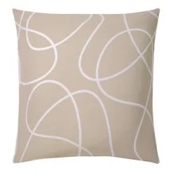 Parure de lit 3 pièces en coton relief trait design housse + taies