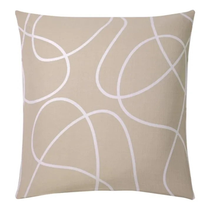 Parure de lit 3 pièces en coton relief trait design housse + taies