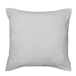 Parure de lit 3 pièces en microfibre unie lavée housse + taies