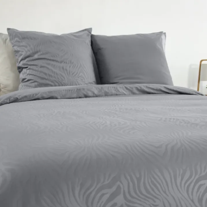 Parure de lit 3 pièces zèbre housse et taies