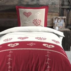 Parure de lit style montagne chaleureuse