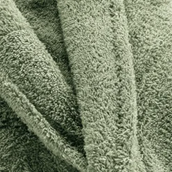 Peignoir uni à col châle