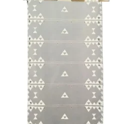 Petit voilage de fenêtre broderie triangle