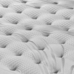 PHIGALIE - Matelas ressorts ensachés + sommier bois