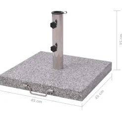 Pied de parasol en granit