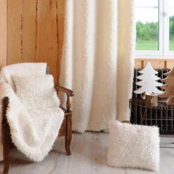 Plaid avec Effet Poil de Mouton