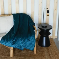 Plaid Canapé en velours matelassé