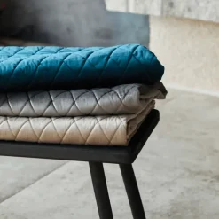 Plaid Canapé en velours matelassé