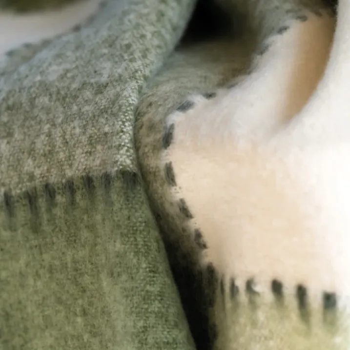 Plaid à carreaux aspect mohair