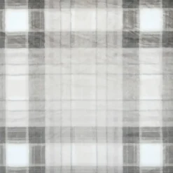 Plaid à carreaux écossais en imitation fourrure