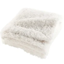 Plaid chaud imitation fourrure cocooning