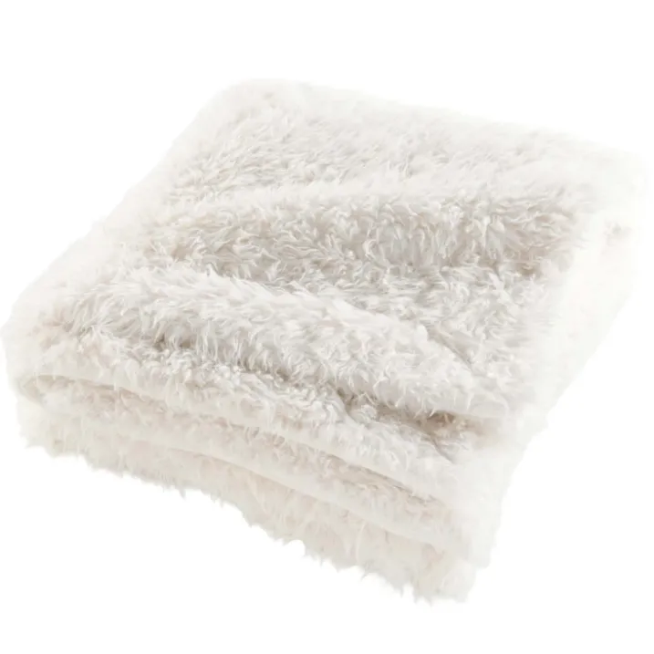Plaid chaud imitation fourrure cocooning