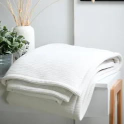 Plaid côtelé ultra doux