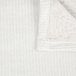 Plaid côtelé ultra doux