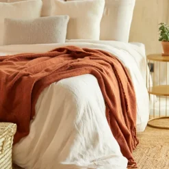 Plaid effet mohair ultra doux