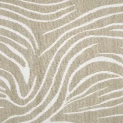 Plaid en polycoton à motif félin et franges