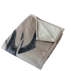 Plaid flanelle imprimé doux