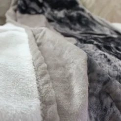 Plaid flanelle imprimé doux