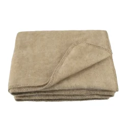 Plaid ou couverture chaude laine et mohair