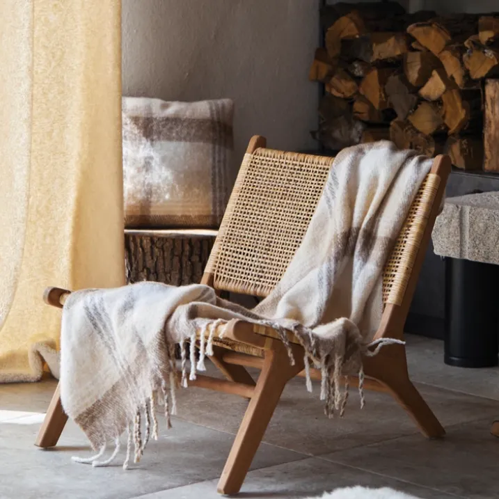Plaid tartan Ecossais effet mohair