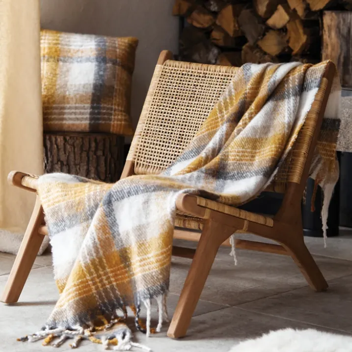 Plaid tartan Ecossais effet mohair