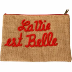 Pochette Jute "La Vie est Belle"