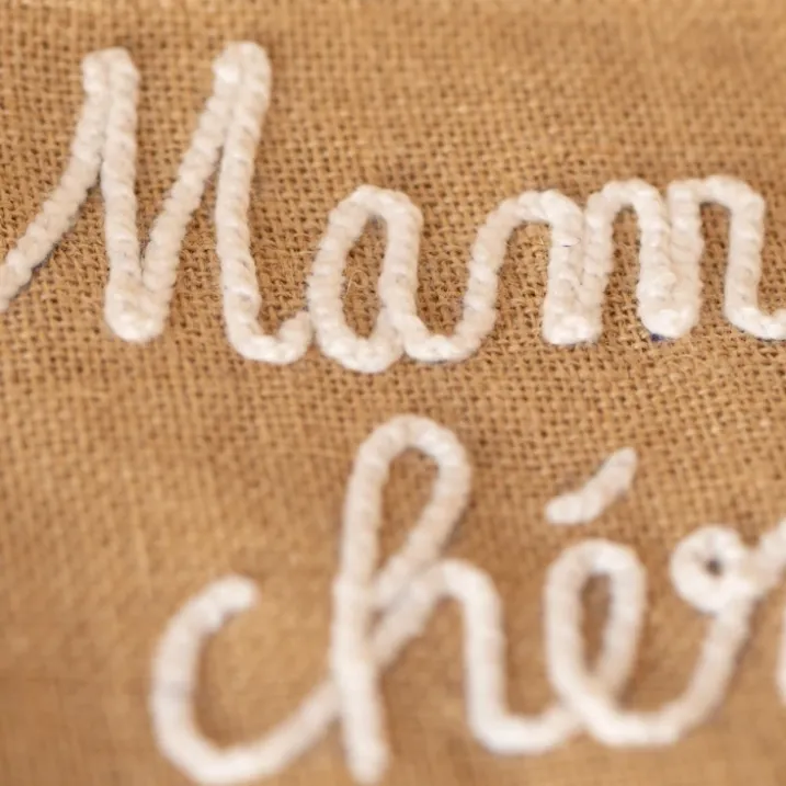 Pochette Jute "Mamie chérie"