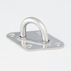 Pontet en inox 8 mm pour fixation voile d’ombrage