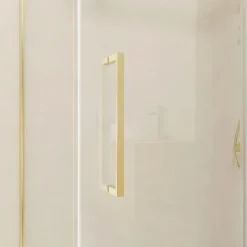 Porte de douche coulissante en verre trempé