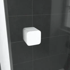 Porte de douche coulissante en verre trempé