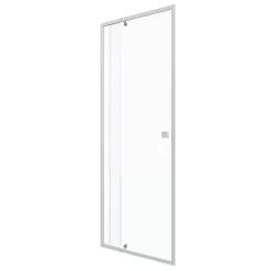 Porte de douche pivotante en verre trempé
