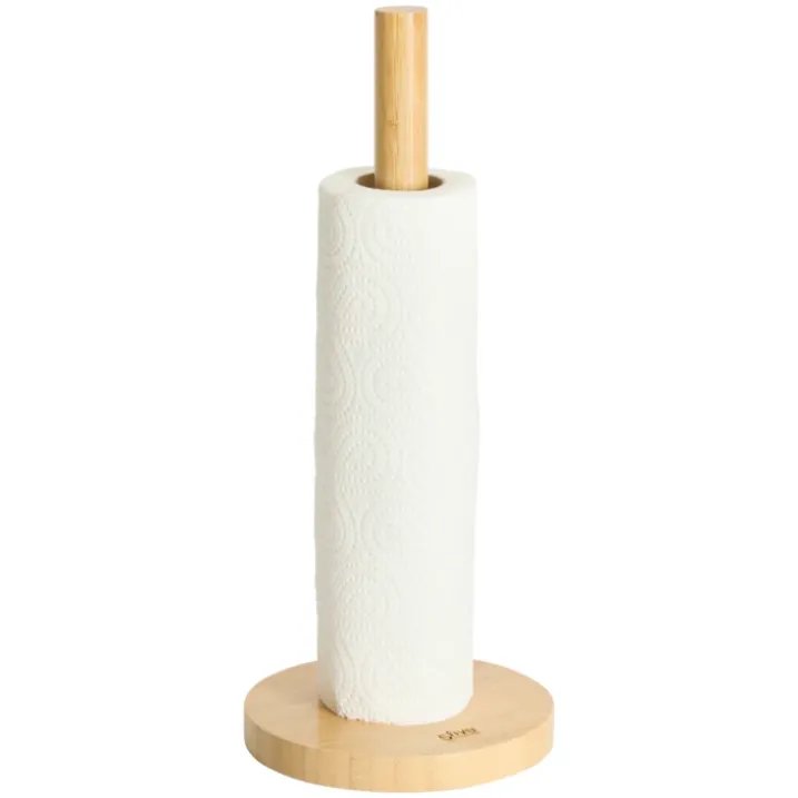 Porte-essuie-tout en bambou