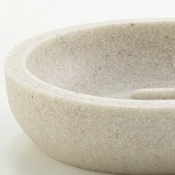 Porte-savon effet granite salle de bain