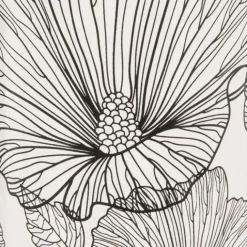 Pot à coton esprit floral