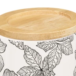 Pot à coton esprit floral