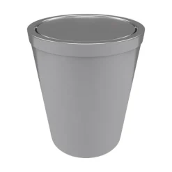 Poubelle avec couvercle pivotant